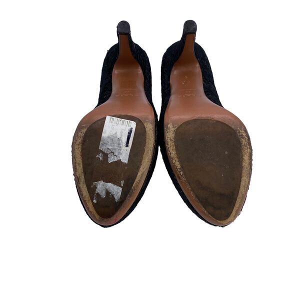 Alaia 40 Black Calfskin Leather Stiletto Heels - Picture 8 of 12